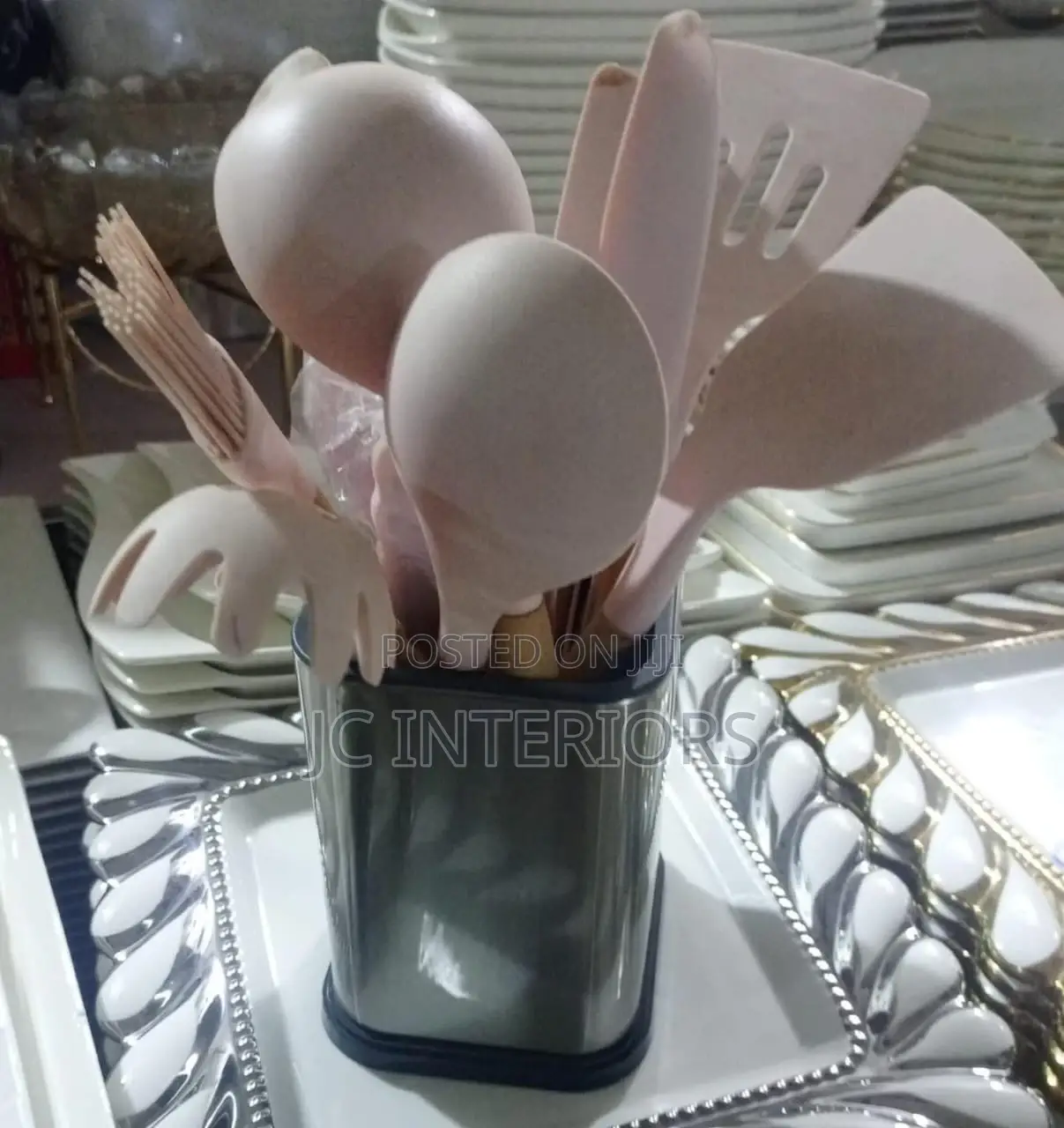 Heat Resistant Kitchen Tool Set for Non-Stick Cookware,