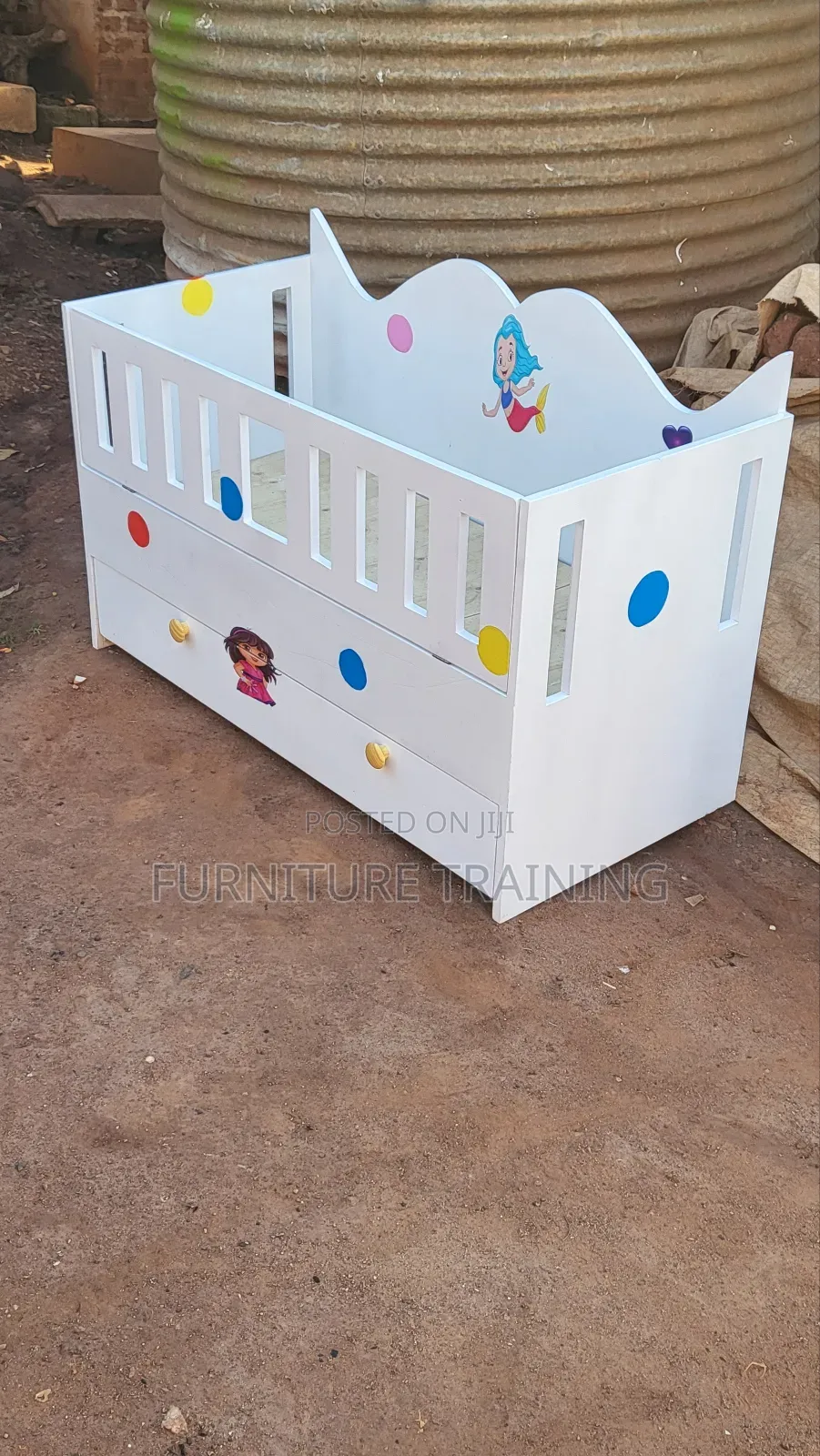 New Baby Cot Ready To Take