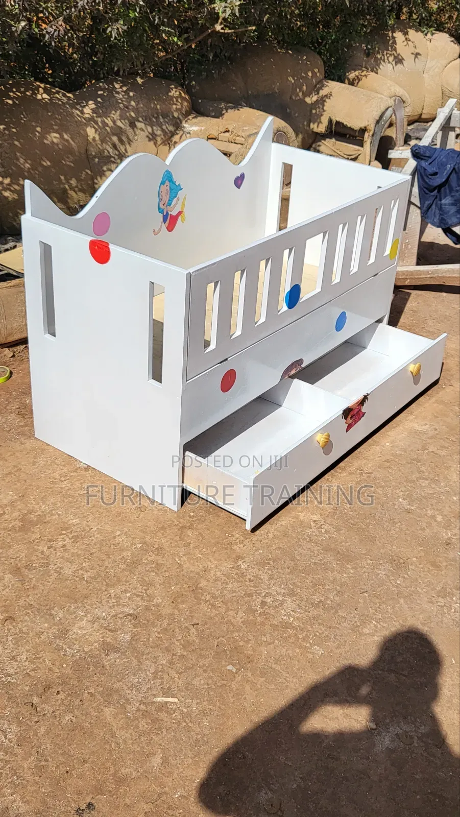 New Baby Cot Ready To Take