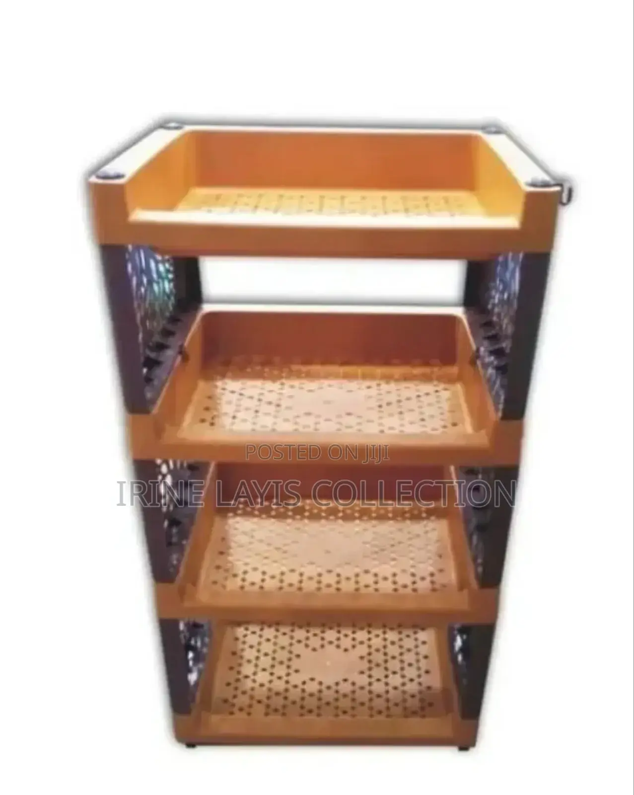4 Tier Multipurpose Stackable Storage Trolley