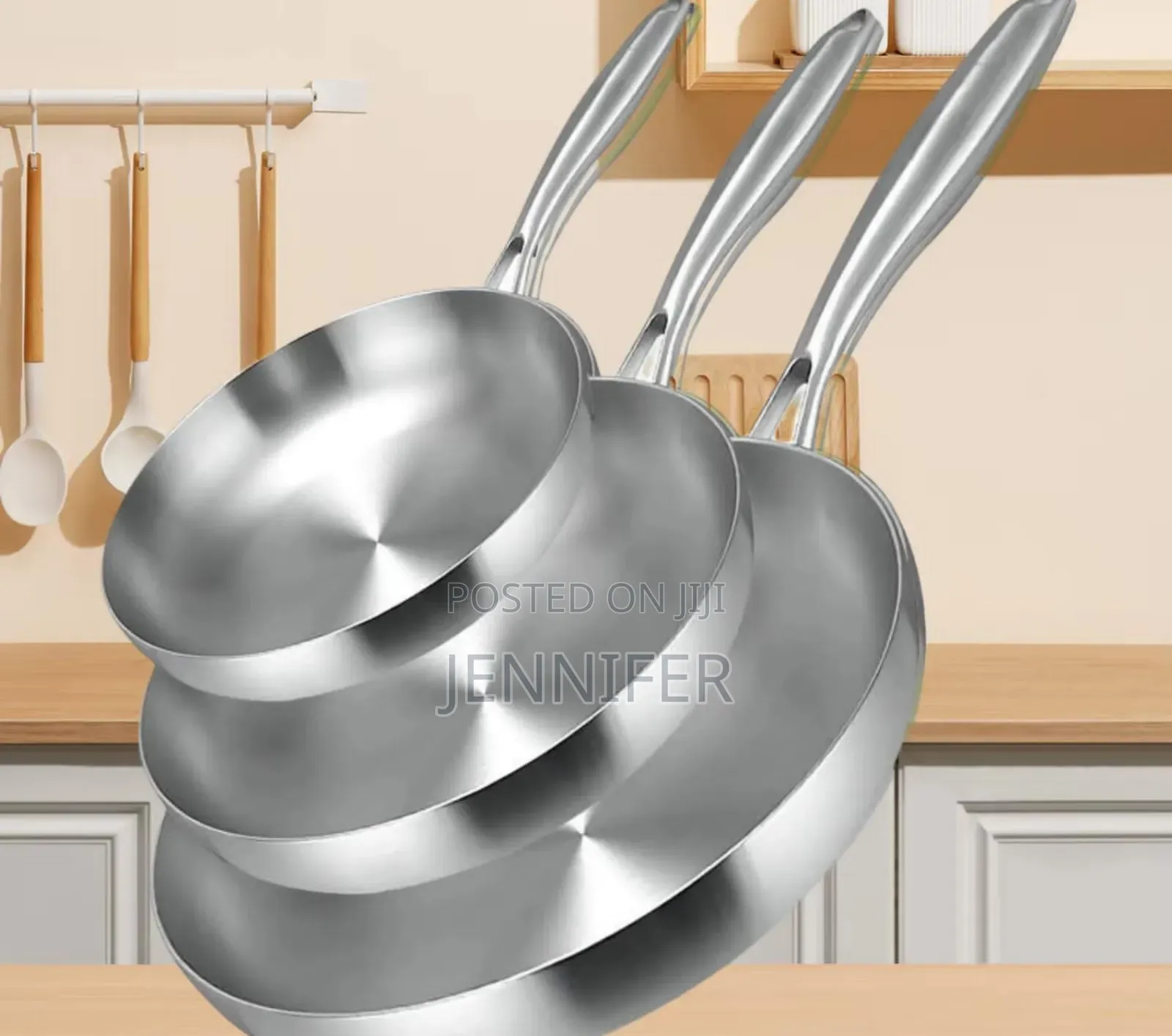 26cm Stainless Steel Frying Pan