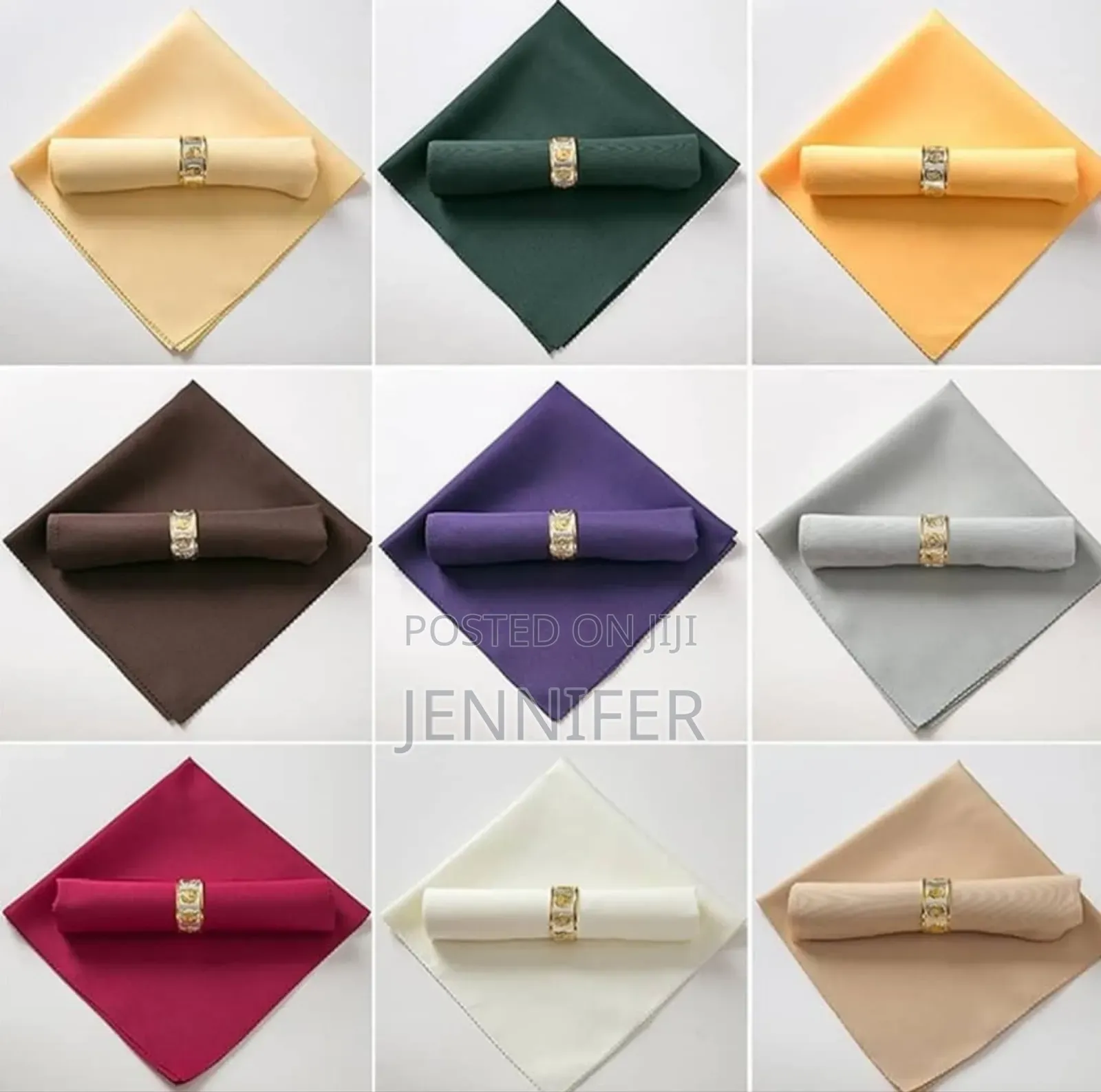 10pcs Hotel Quality Resusable Napkins Set