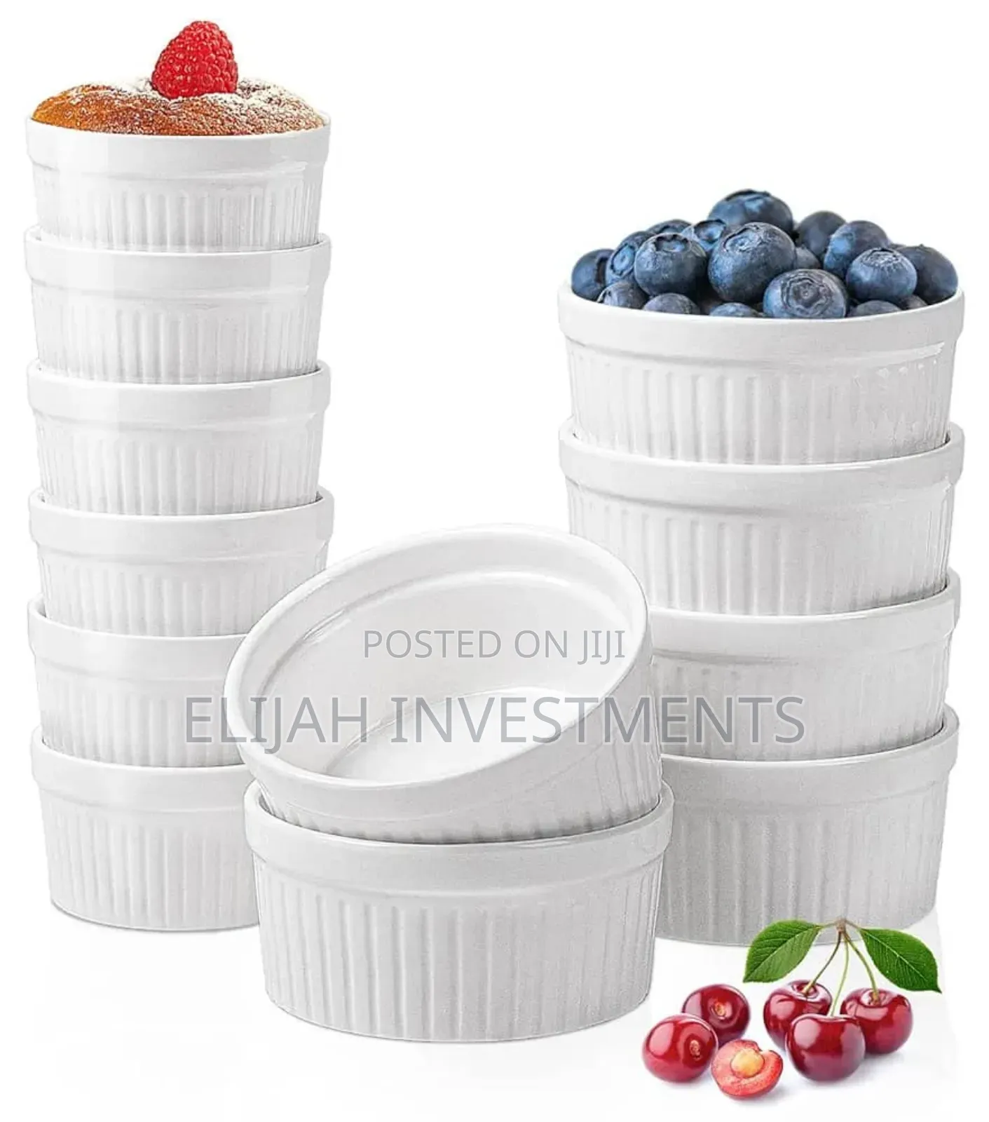 12pcs 8inch Ramekins Bowls Set