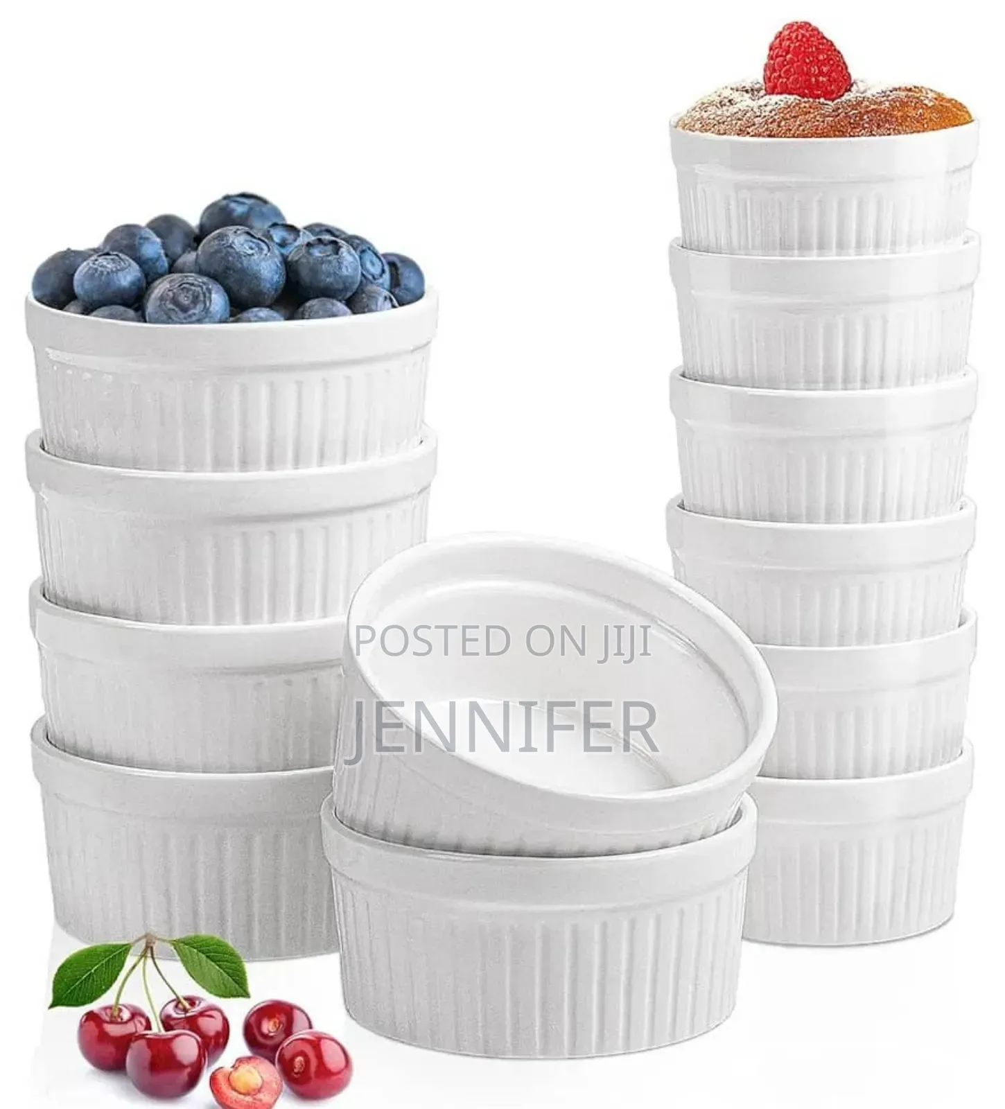 12pcs 8inch Ramekins Bowls Set
