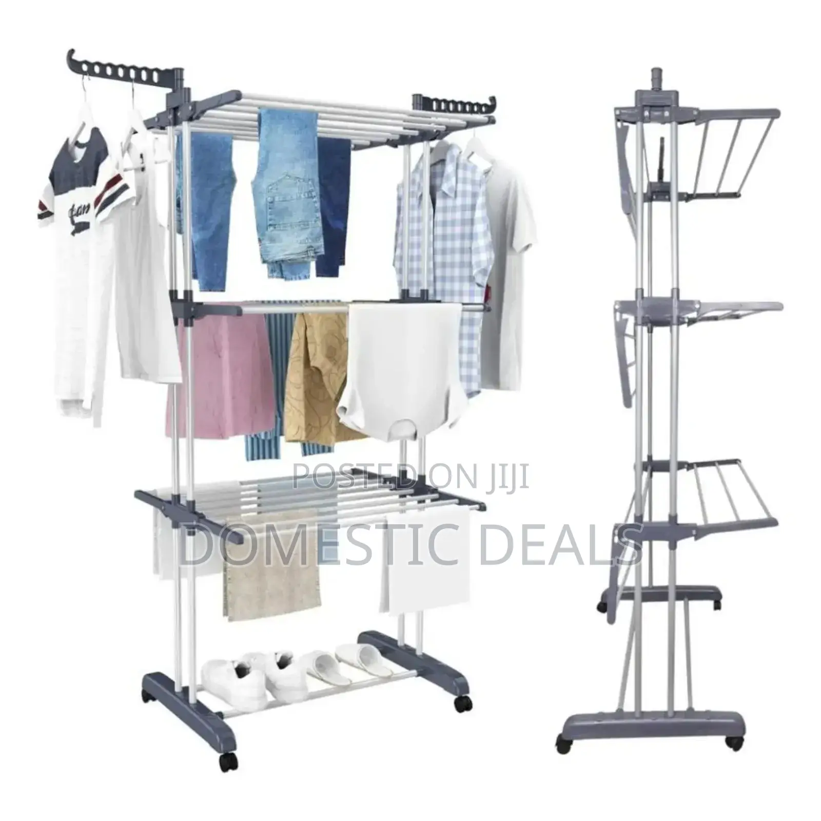 4 Tier Outdoor Clothes Drying Rack