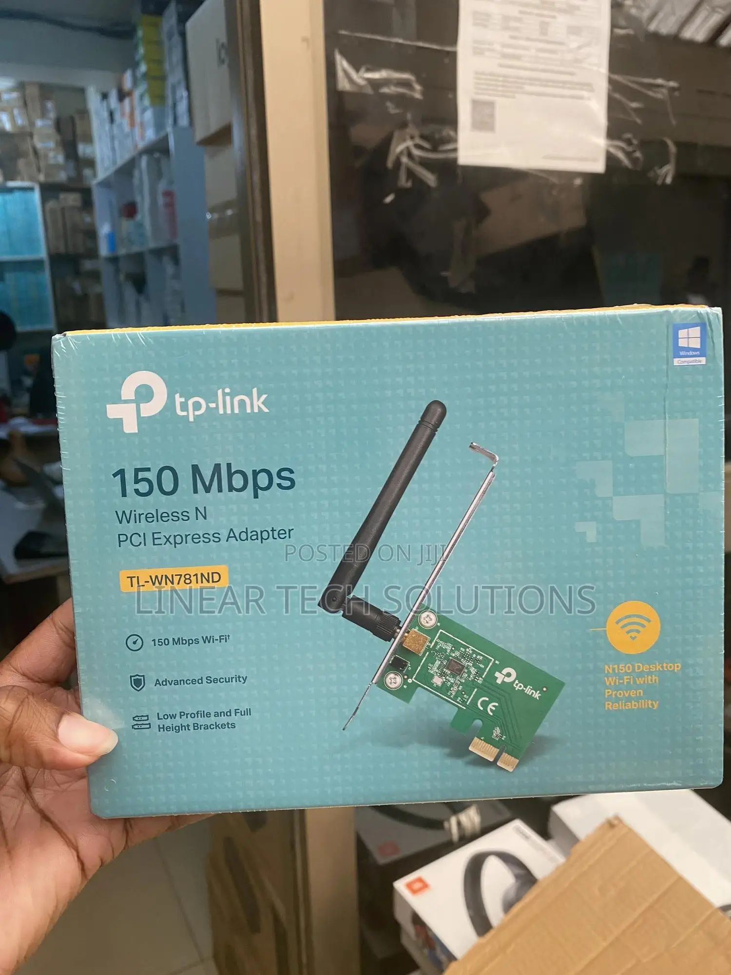 Tp-link N150 Wireless Pci-express Adapter (Tl-wn781nd