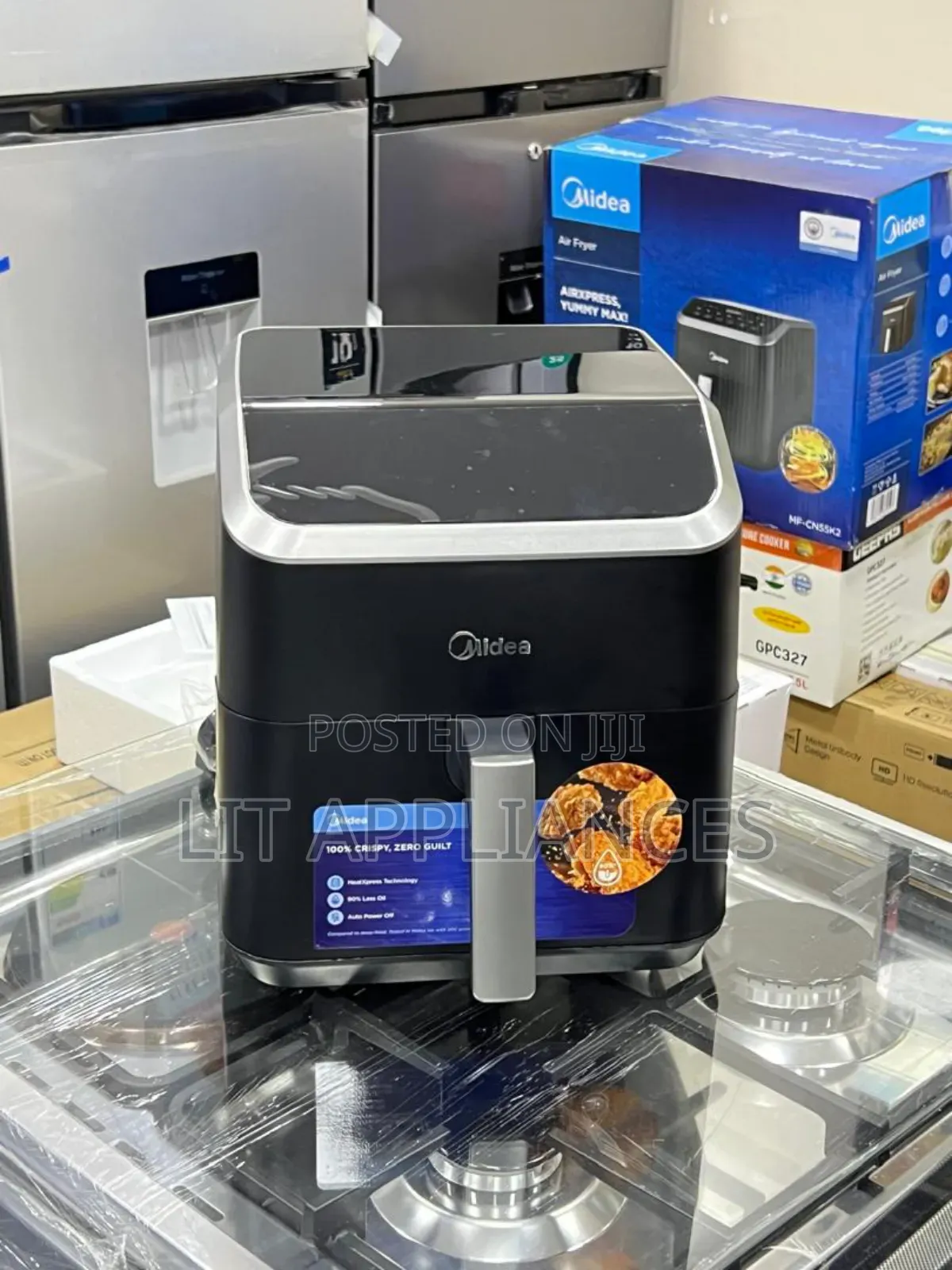 Midea Strong Airfryer 5.5l. Strong Material and Durable.