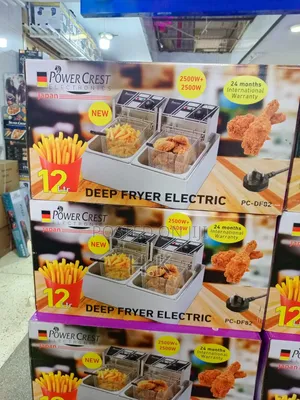 Power Crest Electric Deep Fryer, Model Pc-Df82.