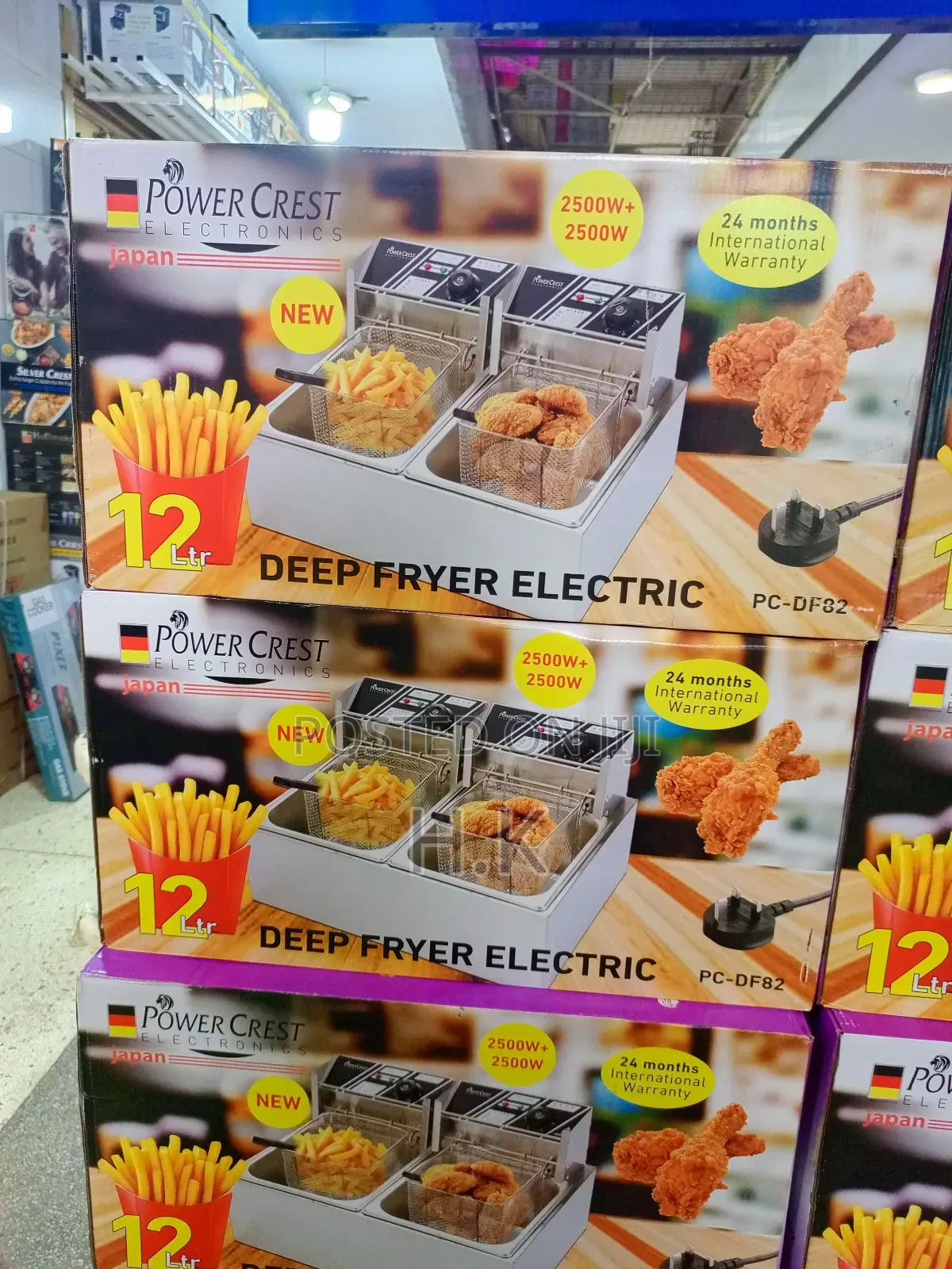 Power Crest Electric Deep Fryer, Model Pc-Df82.