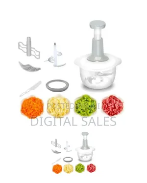 1.2l Manual Mini Hand Pull Chopper Food Processor