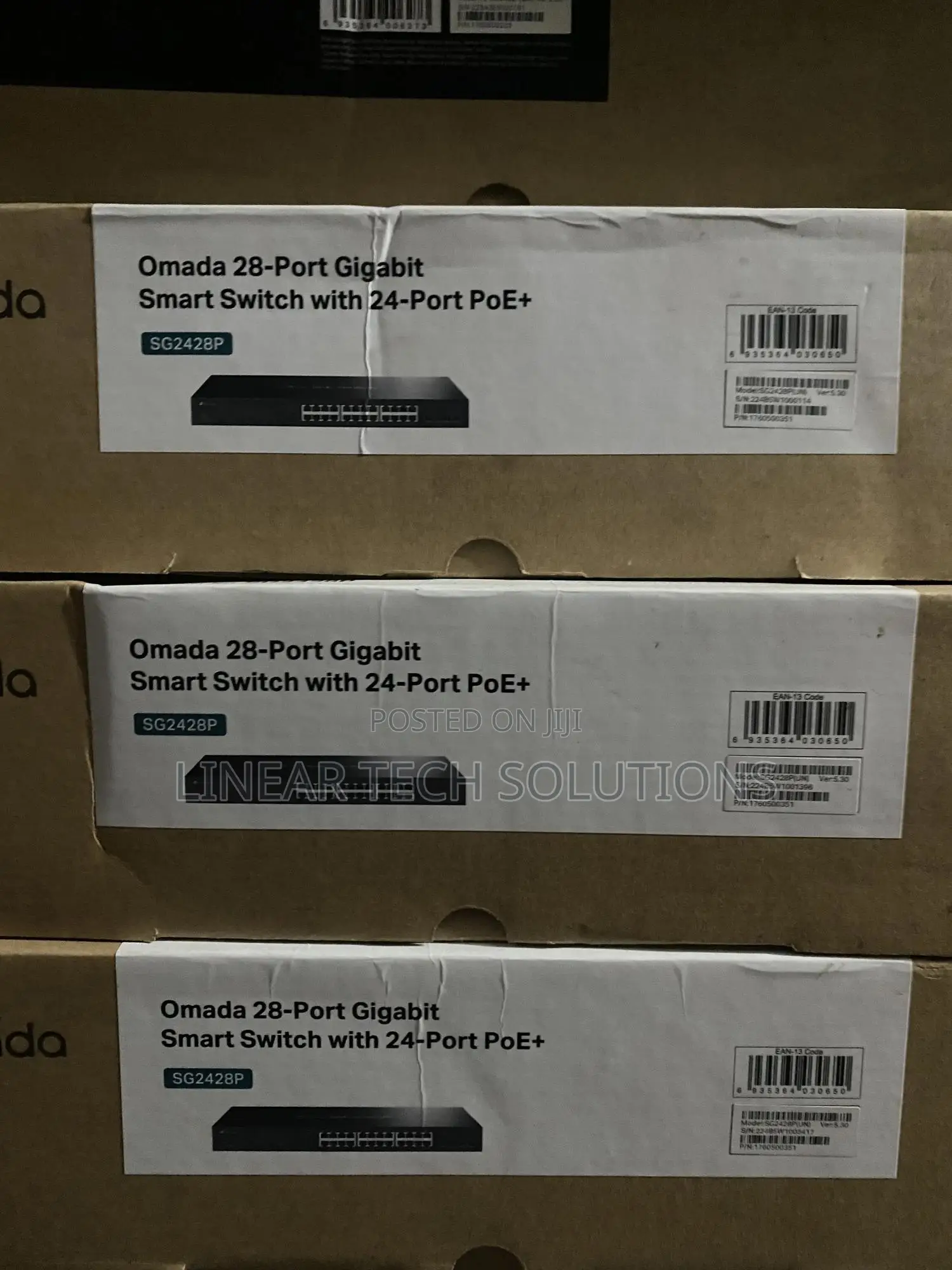 Tp-Link Tl-Sl2428p | 24 Port Smart Managed Poe+ Switch | 24