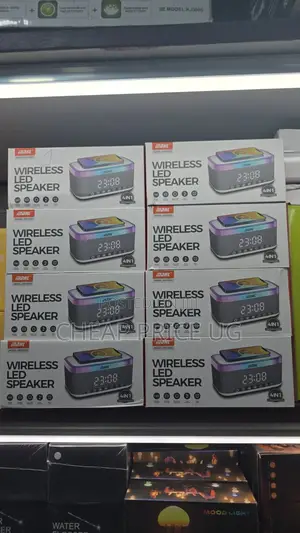 Bluetooth Wireless Charging Speaker With Digital Clock