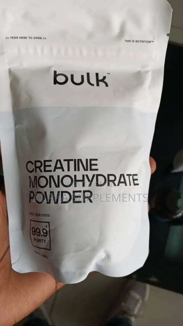 Creatine Monohydrate: (20 Servings) Bulk. (100 Grams)