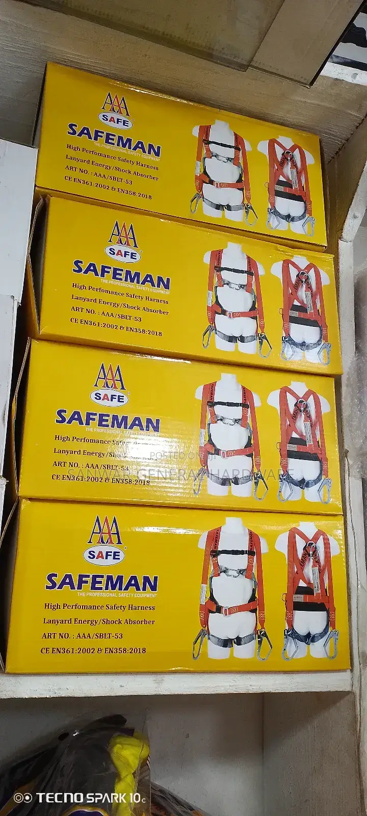 Safety Harness Full Body Belts(Double Lanyard)