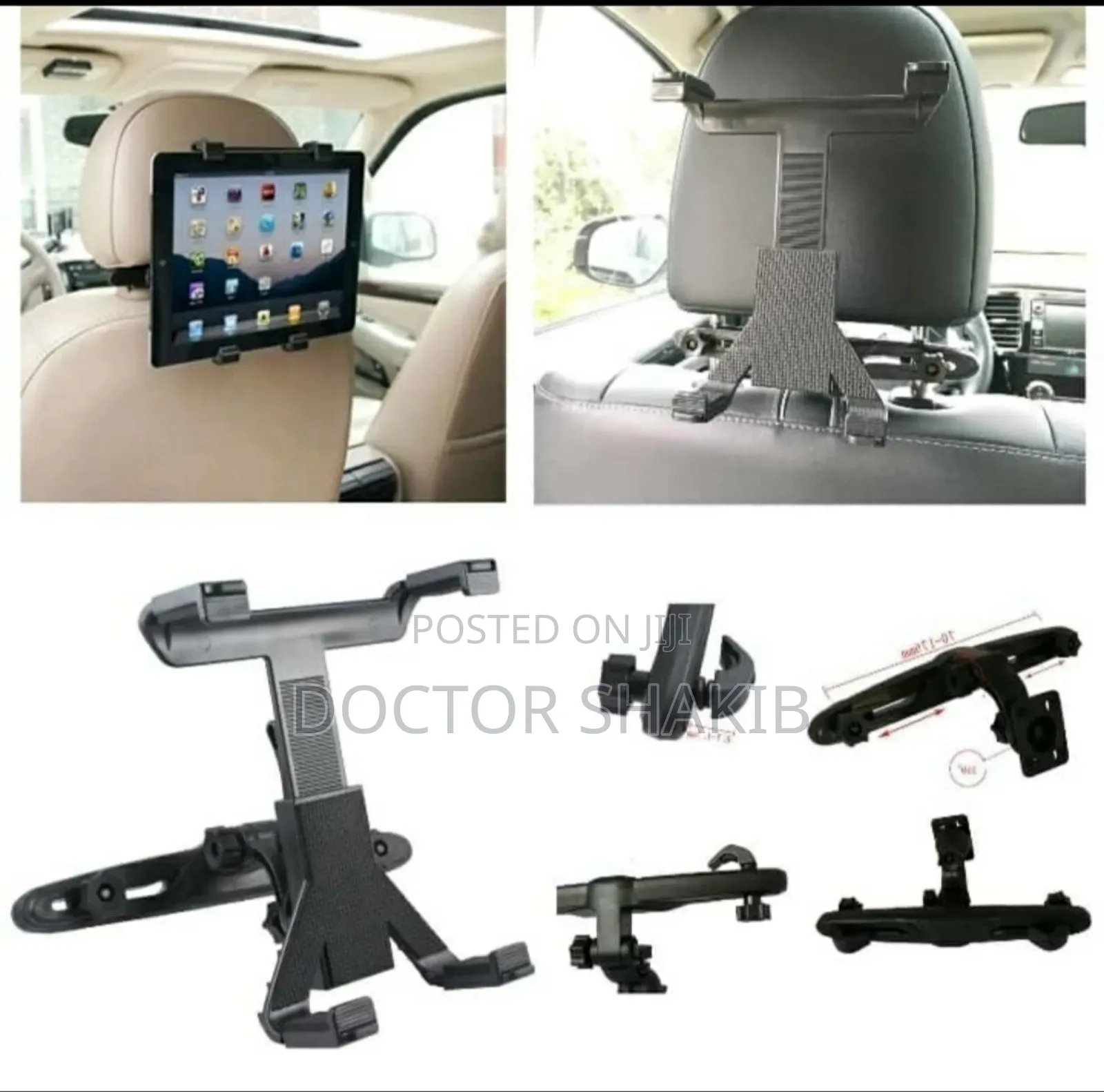 New 360 Rotating Seat Headrest Holder for All Tablets Universal Fits