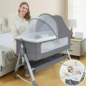 Multifunctional Bedside Baby Bed Crib – Lightweight Use Baby Bed Crib