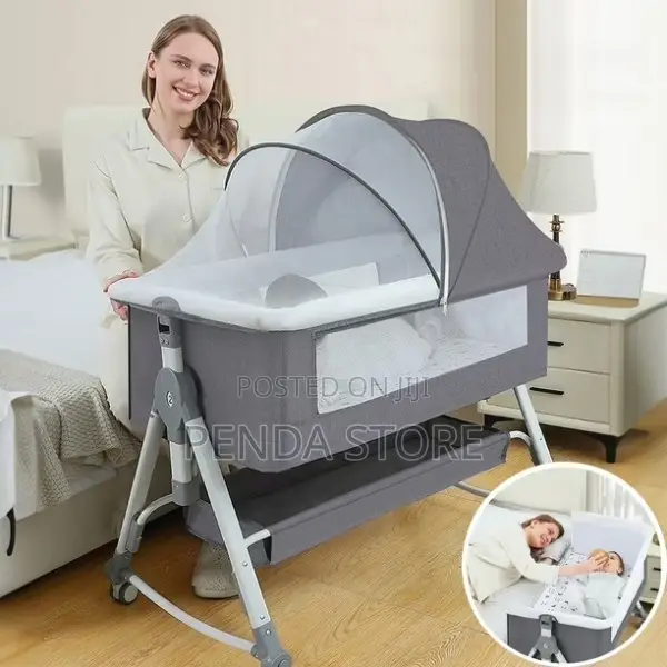 Multifunctional Bedside Baby Bed Crib – Lightweight Use Baby Bed Crib