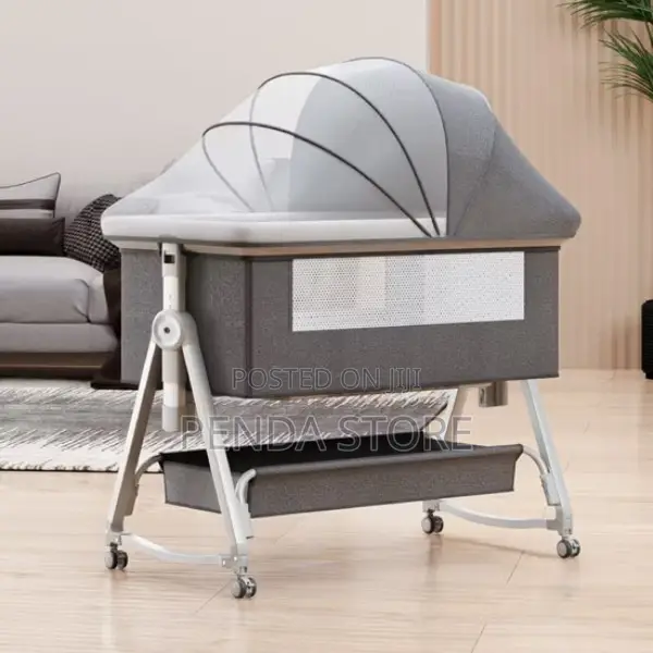 Multifunctional Bedside Baby Bed Crib – Strong and Safe Baby Bed Crib