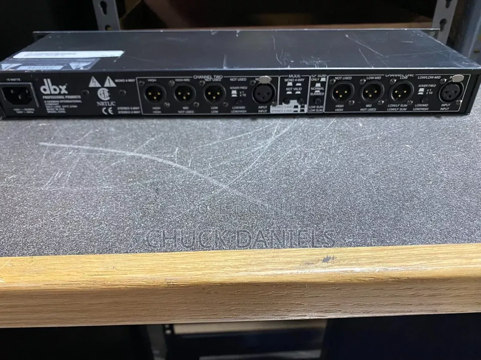 234xl 2-/3-/4-Way Electronic Audio Crossover Professional