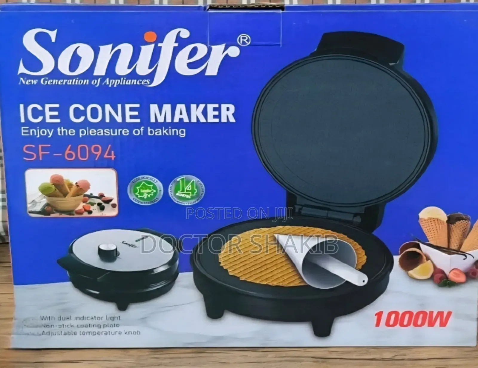 Original Sonifer Sf-6094 Ice Cone Maker