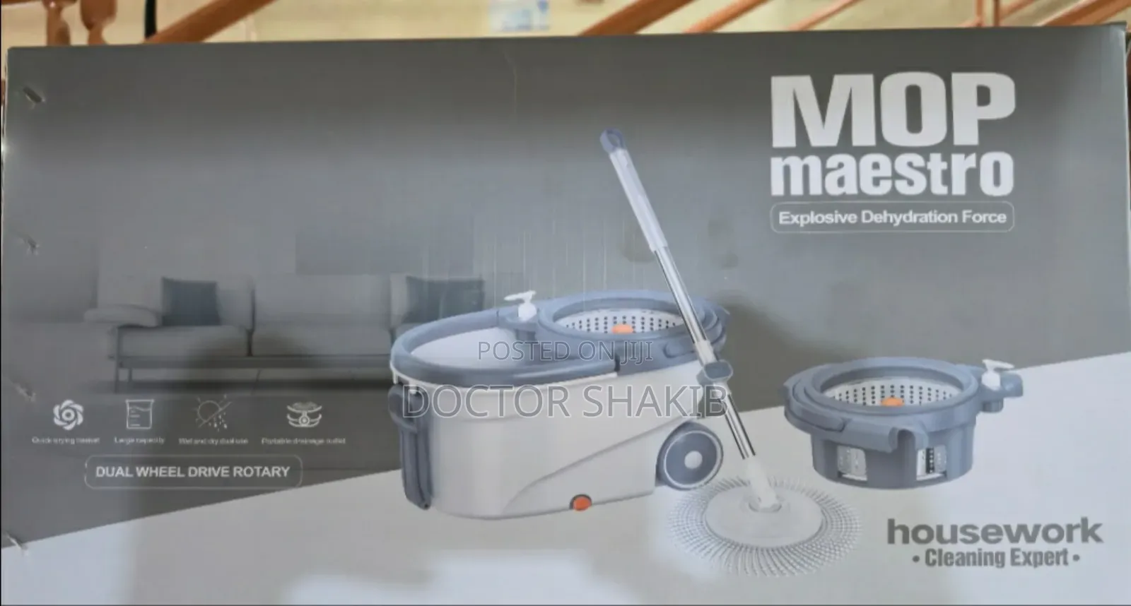 Strong Maestro Original Heavy-Duty Spin Mop
