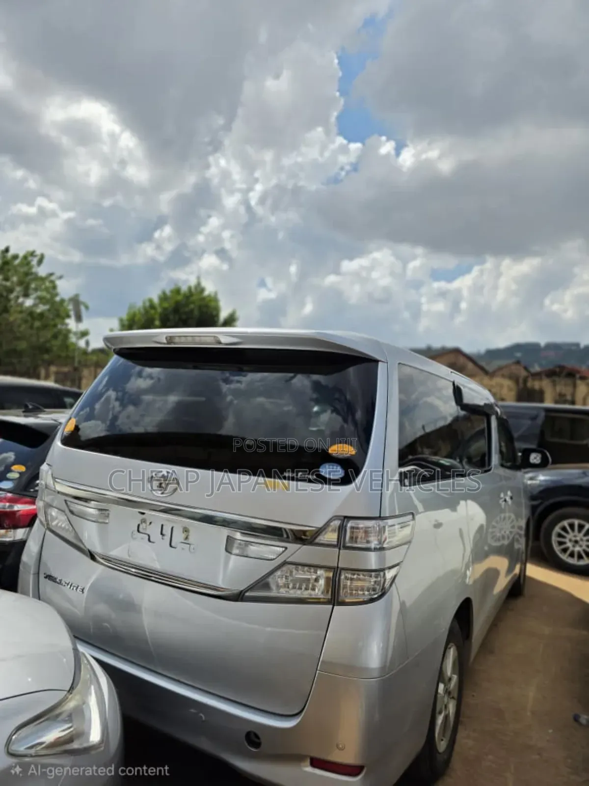 Toyota Vellfire 2012 Silver