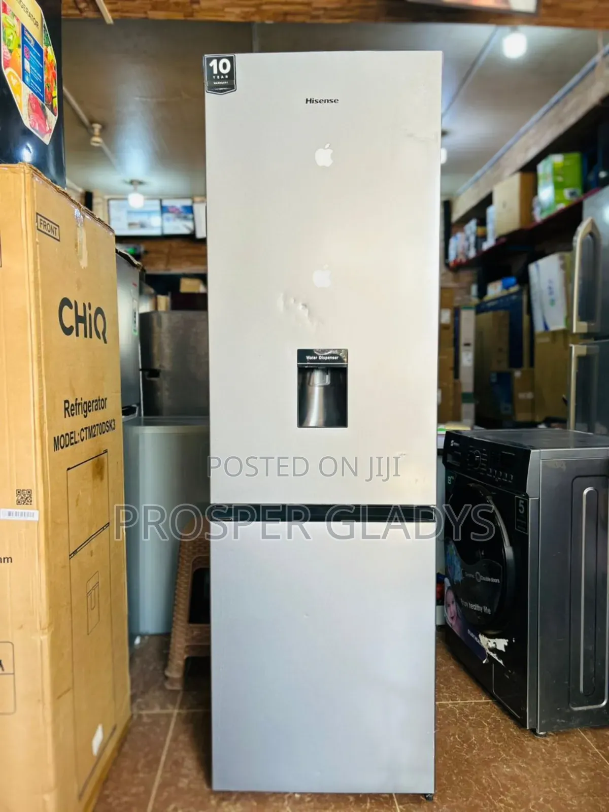 341 Hisense Refrigerator Double Door With a Dispenser