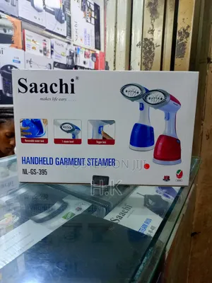 Saachi Handheld Garment Steamer (Model Nl-Gs-395-Bl).