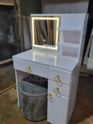 Dressing Mirror Made Out of Wood