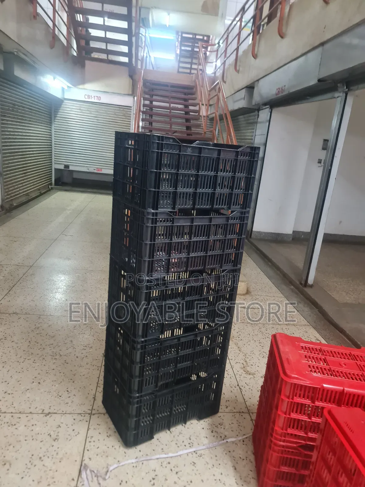 Black Plastic Crates Plastic Crates For Factory Use, Farm Vegetables