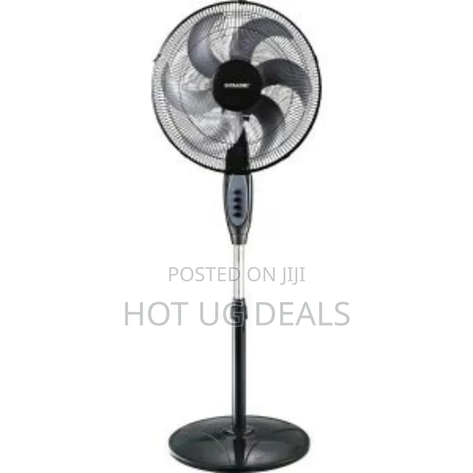 Cortina Electric Standing Fan 16 Inches Remote Controlled- Black
