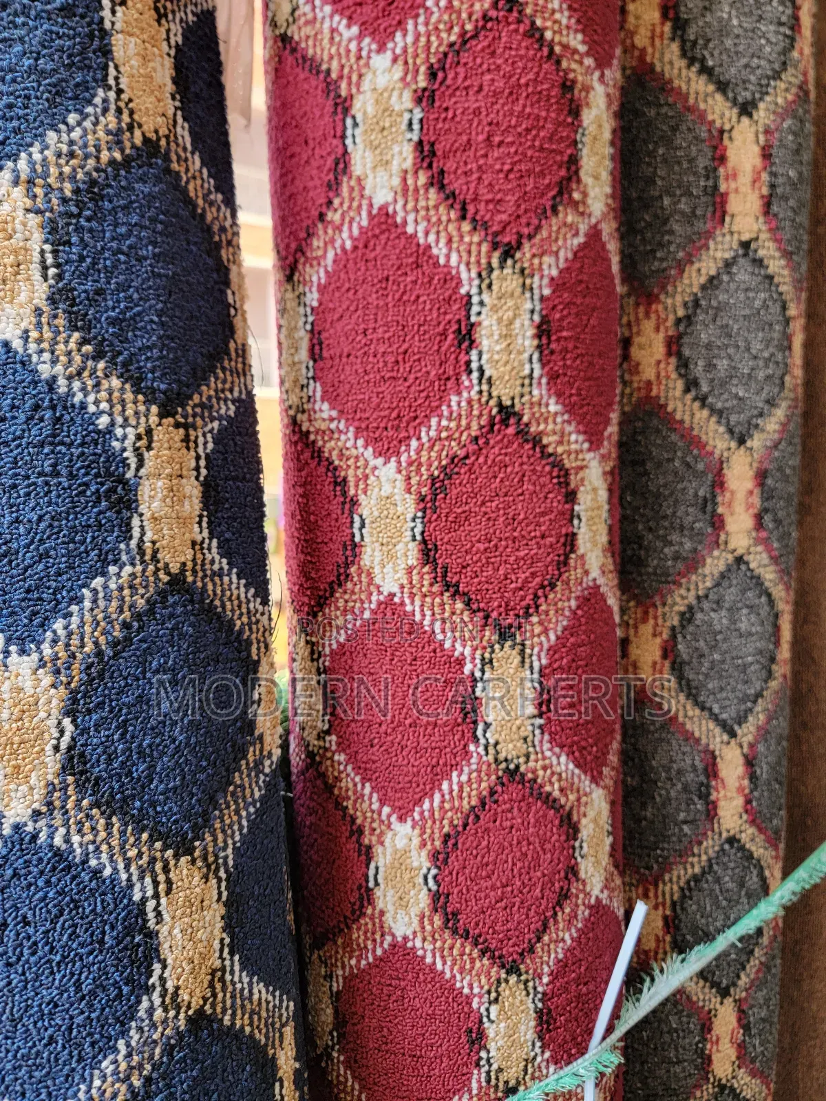 Wall to Wall Checked Wollen Carpets