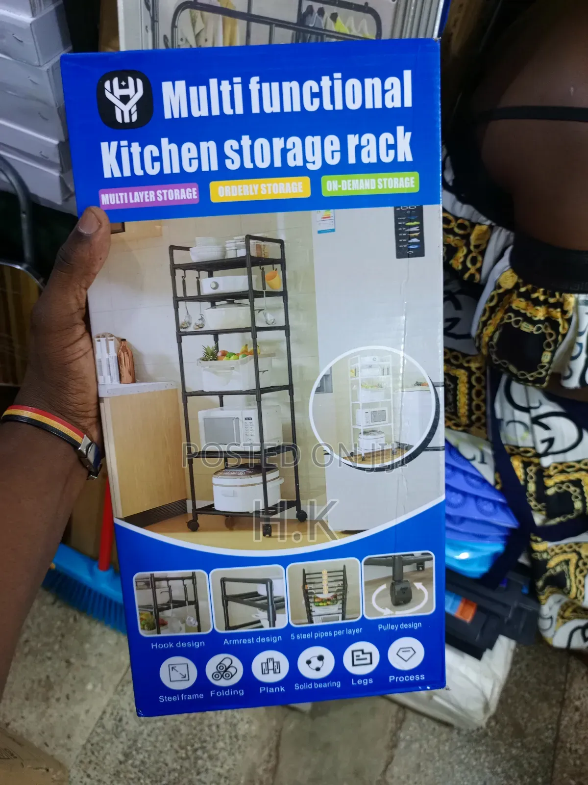 Multifunctional Kitchen Storage Rack.
