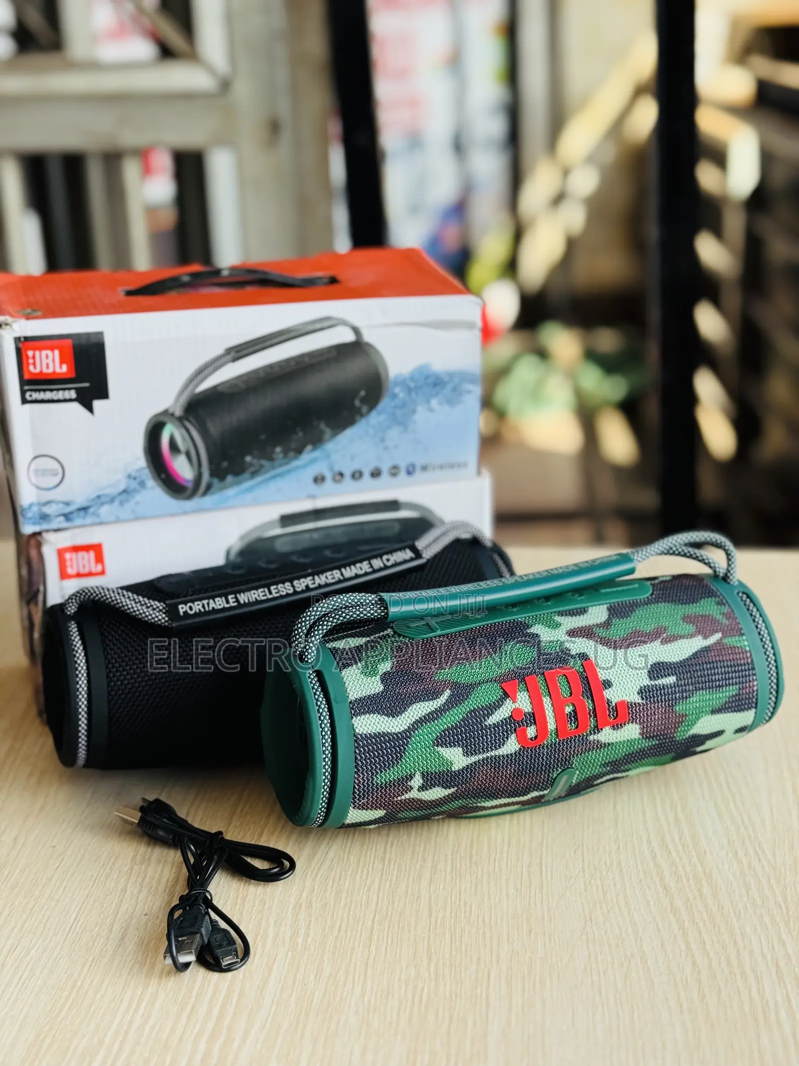 JBL Charge 6 Portable Bluetooth Speaker.