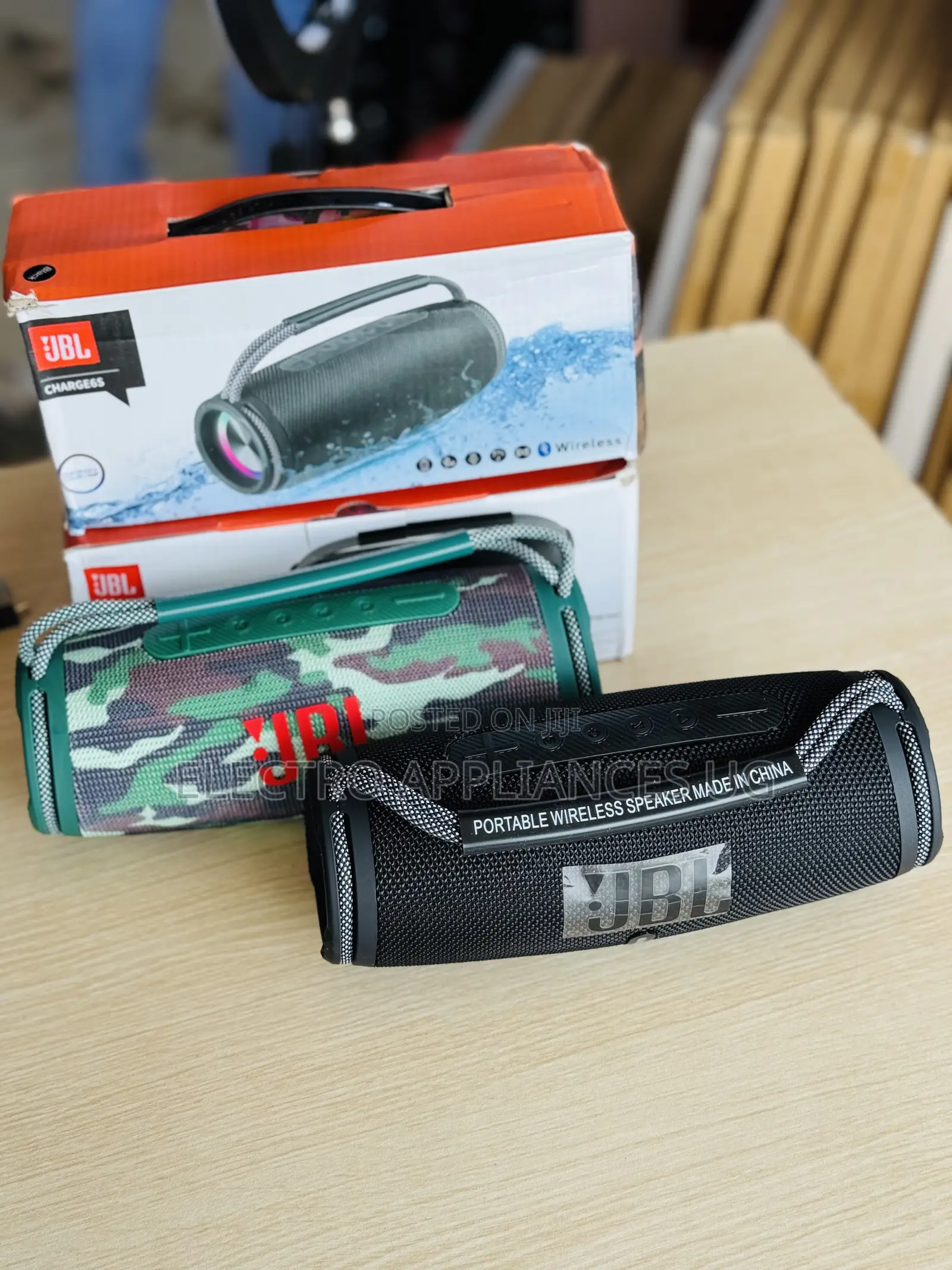 JBL Charge 6 Portable Bluetooth Speaker.