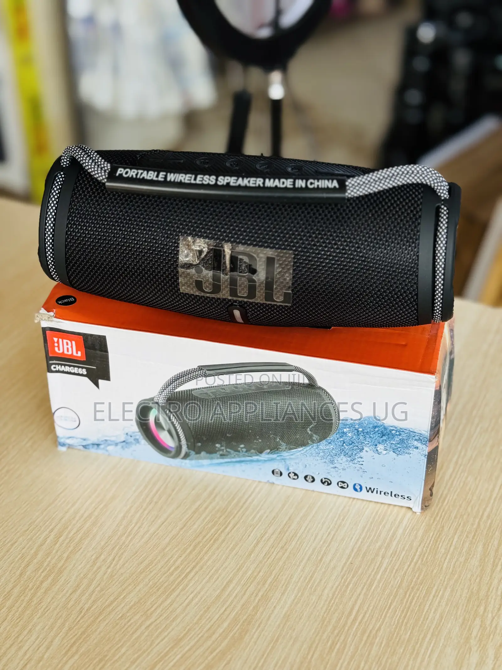 JBL Charge 6 Portable Bluetooth Speaker.