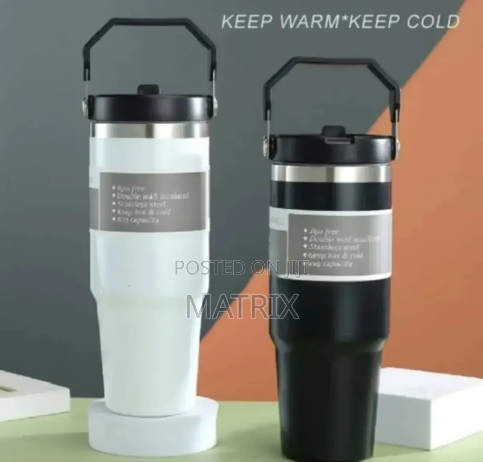 Vacuum Insulated Tumbler Bottle