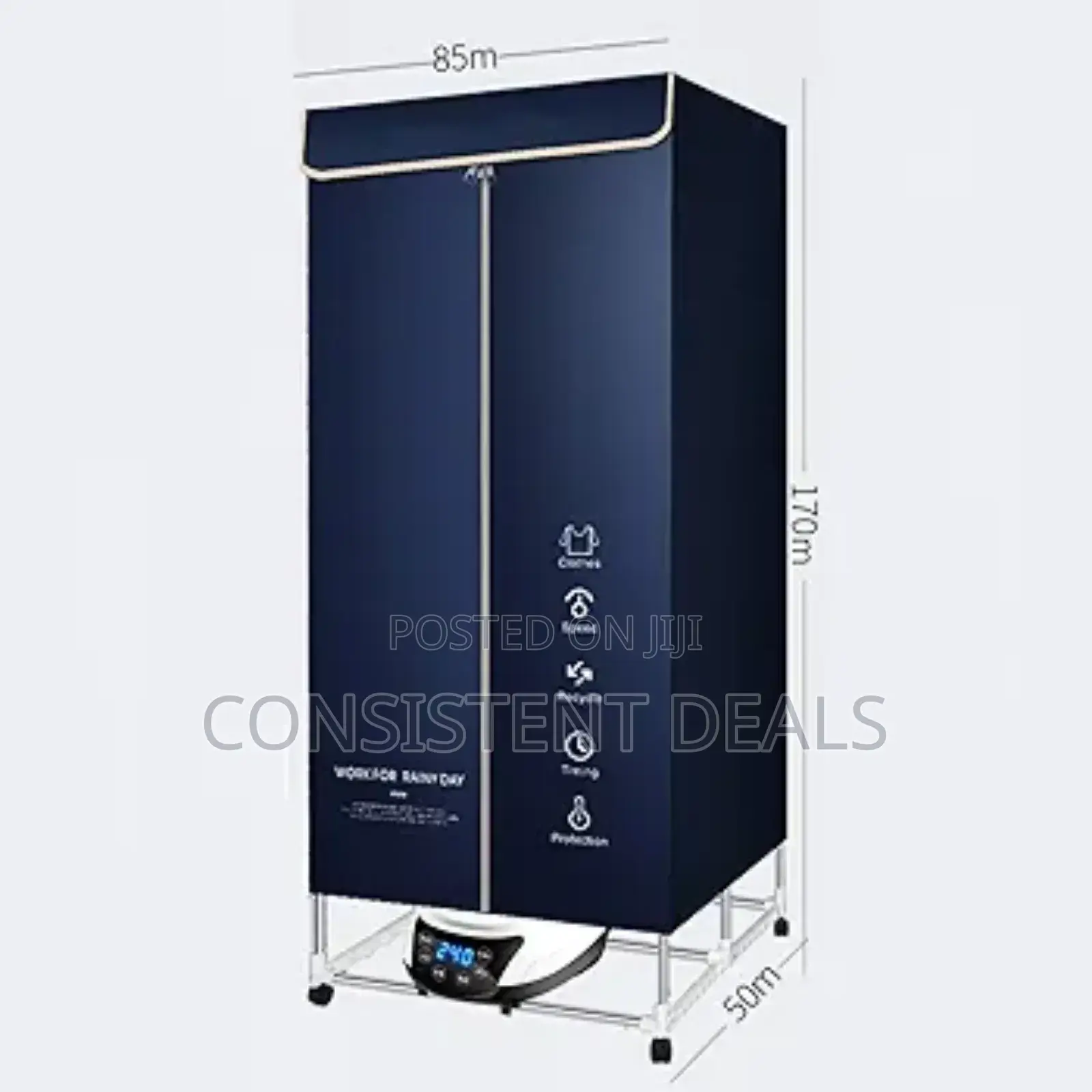 Foldable 1.5m Portable Air Dryer Stainless Steel, Clothes Drying Rack