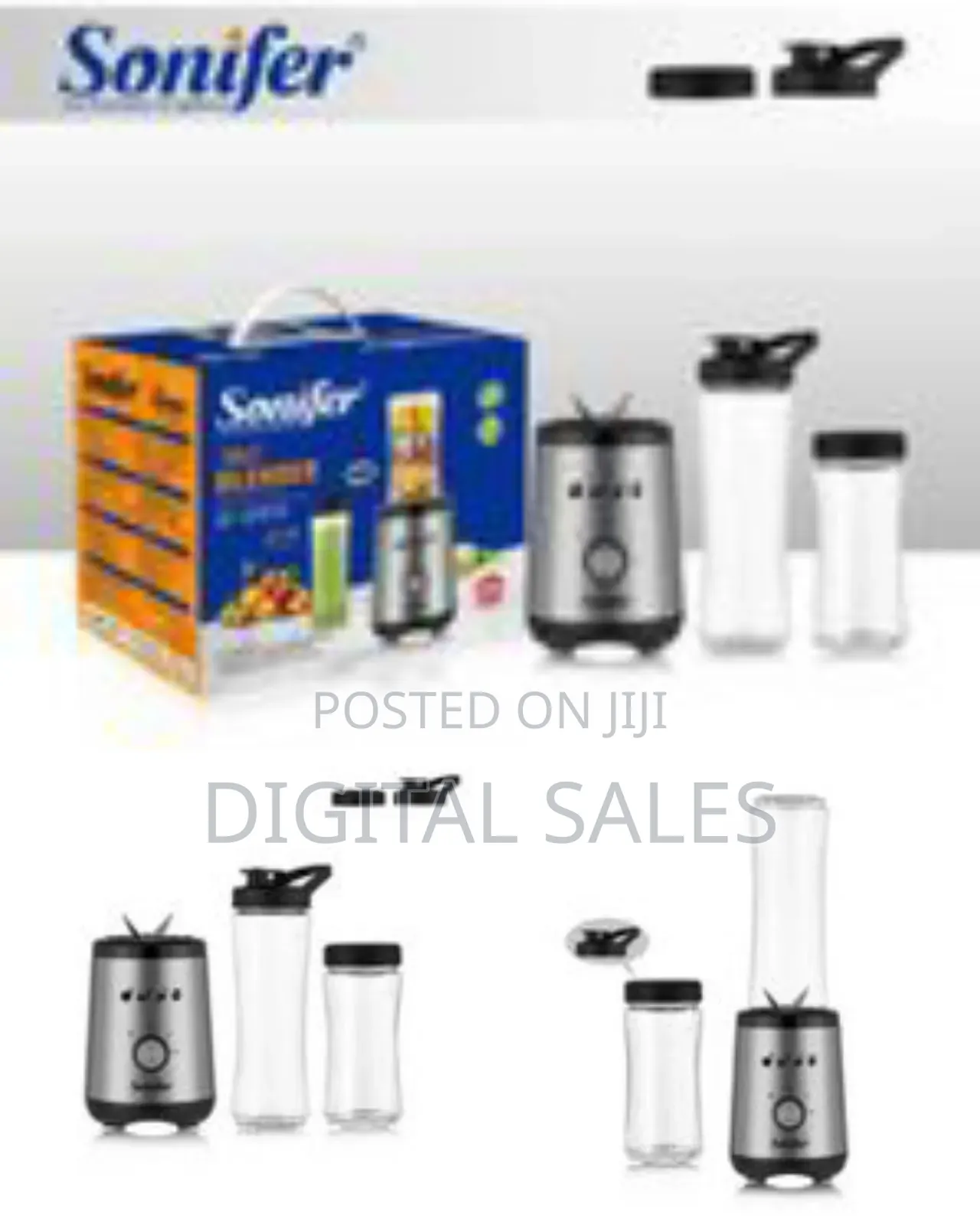 Sonifer 8 Piece 2 in 1 Blender 600ml/ 400ml Kitchen Multi-Function