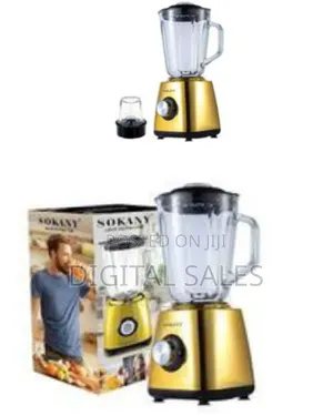 Sokany 2 in 1 Coffee Grinder and 1.5l Glass Jar Blender 500w High