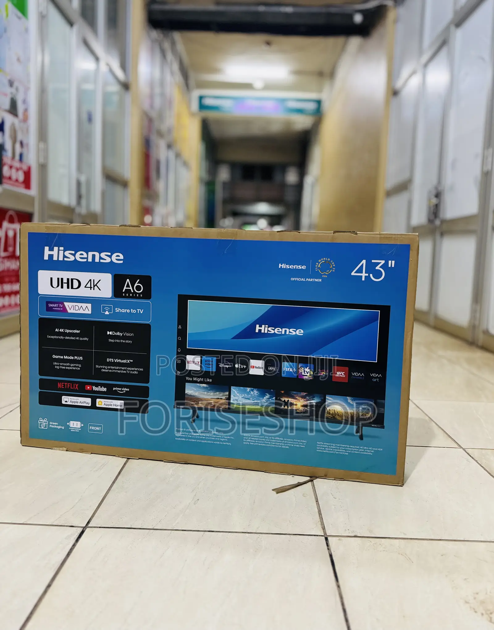 Hisense 43inch Uhd Bluetooth Frameless TVS Available