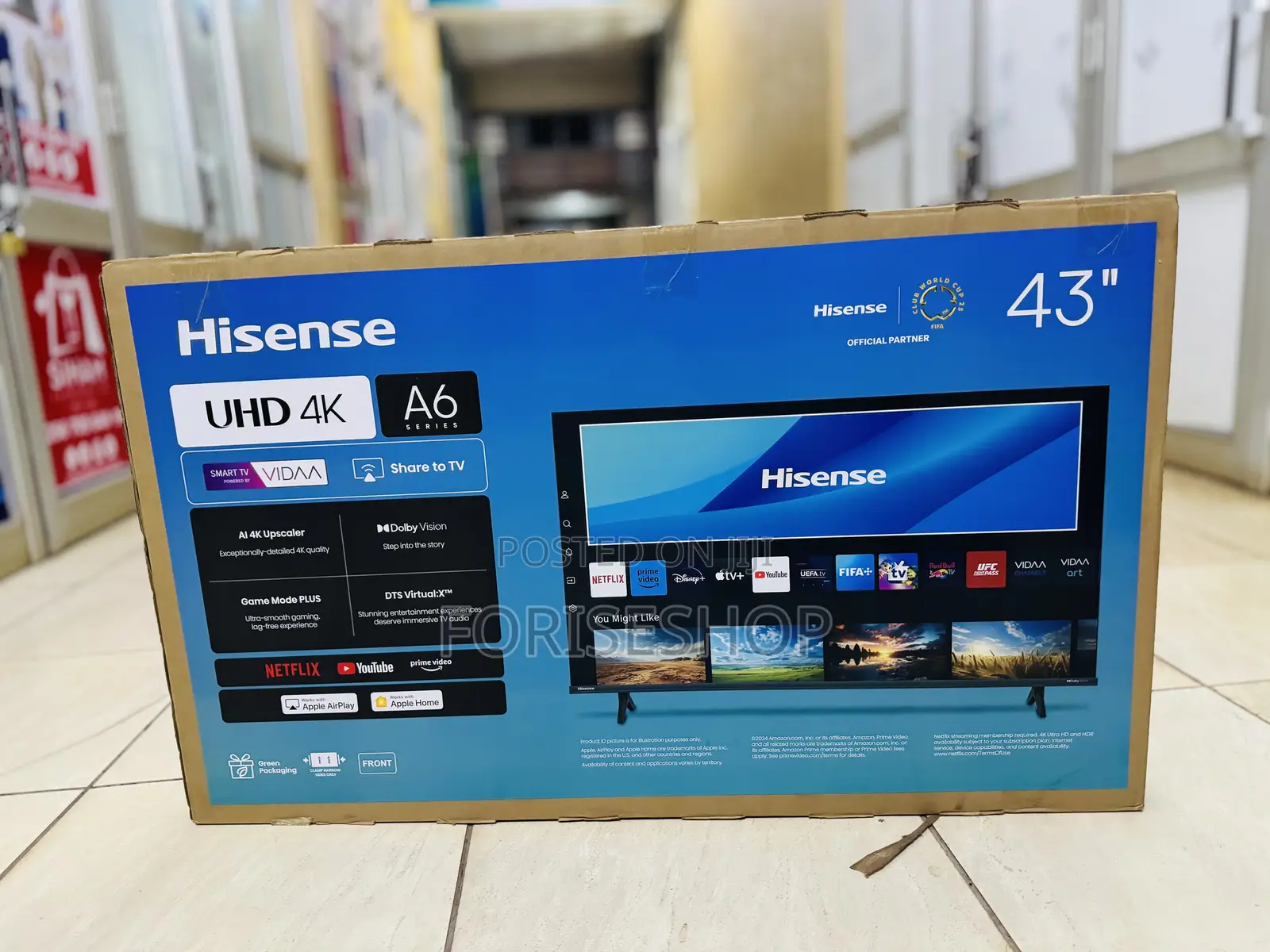 Hisense 43inch Real 4k Uhd Smart Tv