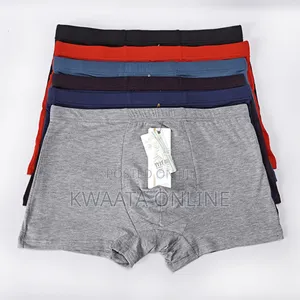 Men's Underwear Briefs Modal Crotch Fat Guy Extended Boxer Shorts