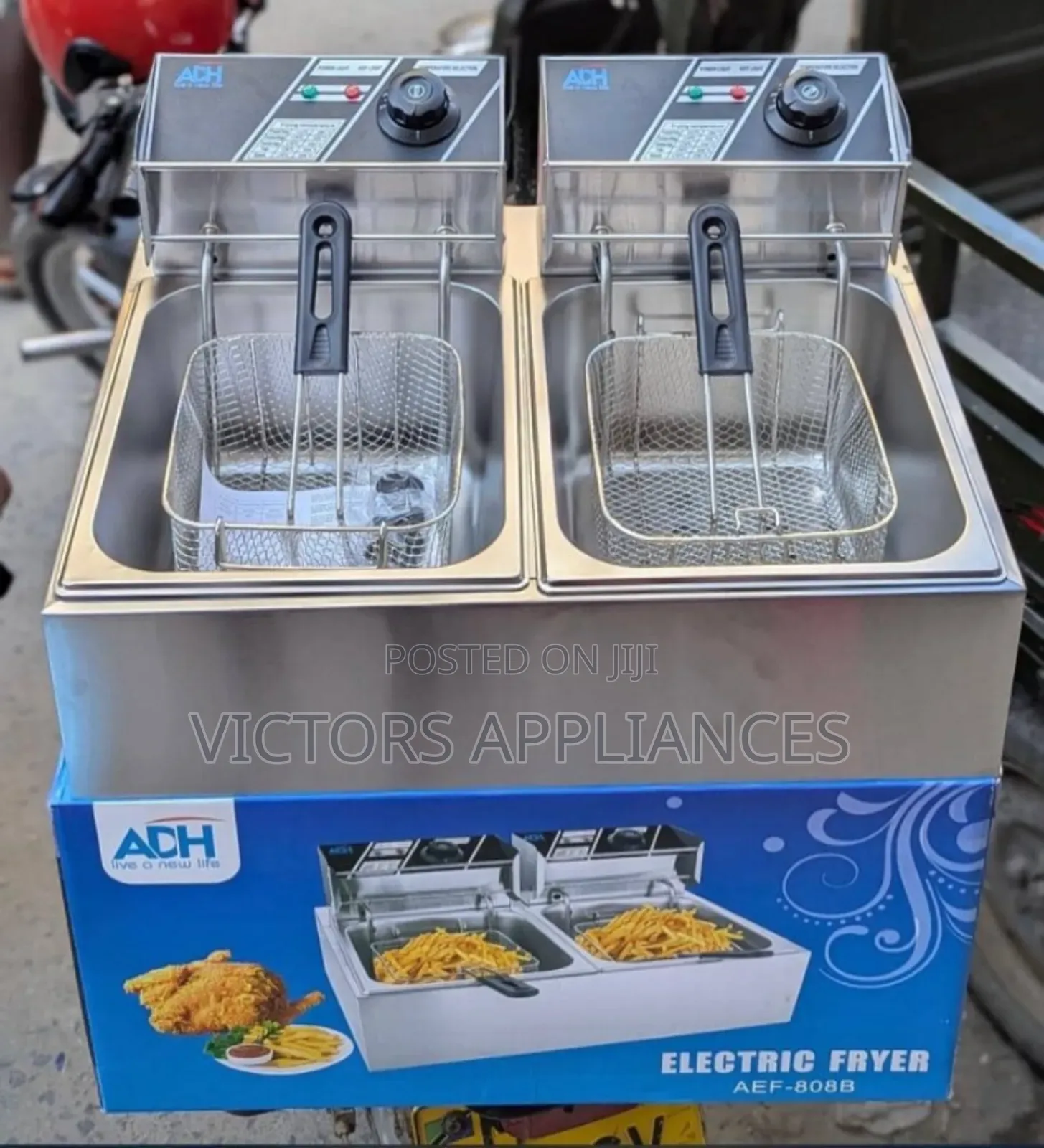 Adh Double Fryer 2×6l