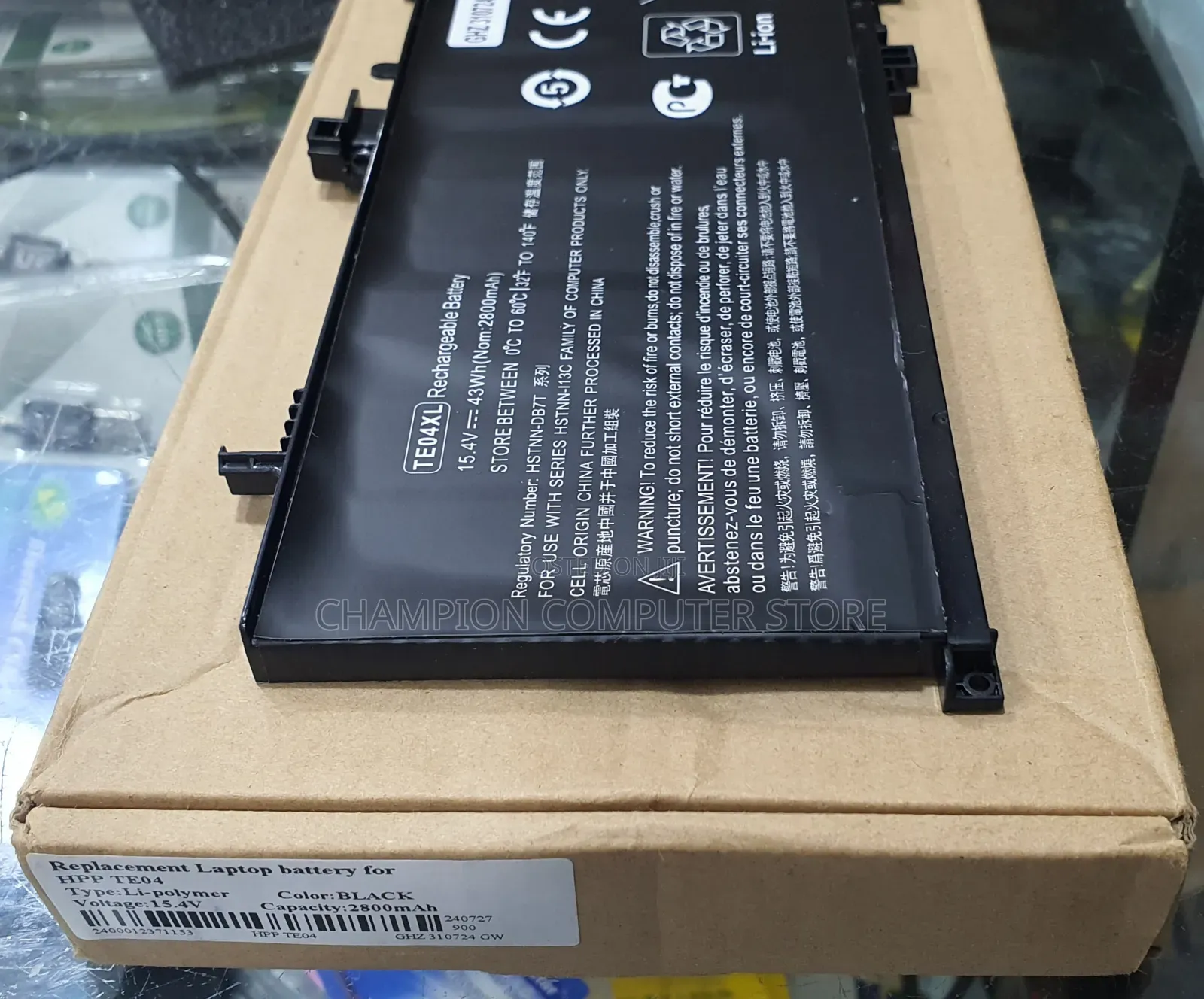 Hp Te04xl for Pavilion 15-Bc200 Series (15- Bc200~299), Omen 15-Ax200