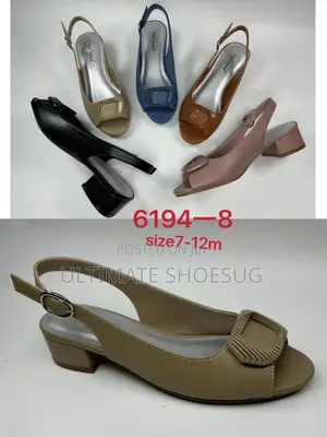 Angel Show Short Heel Peep-Toe Shoes