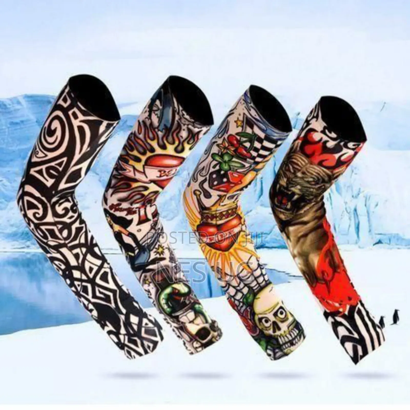 6pcs Tattoo Sleeves Sun Protection Outdoor Riding,Driving,Hiking,Dance