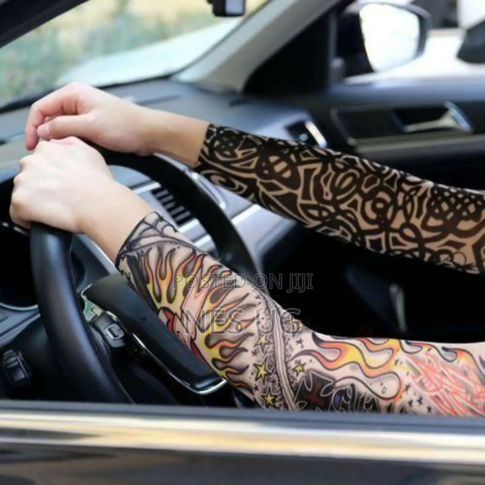 6pcs Tattoo Sleeves Sun Protection Outdoor Riding,Driving,Hiking,Dance