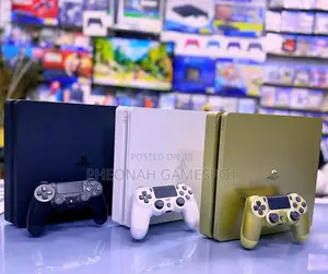 Used Ps4 Slim- Complete Setup! Console, 2 Controllers, 13 Games!