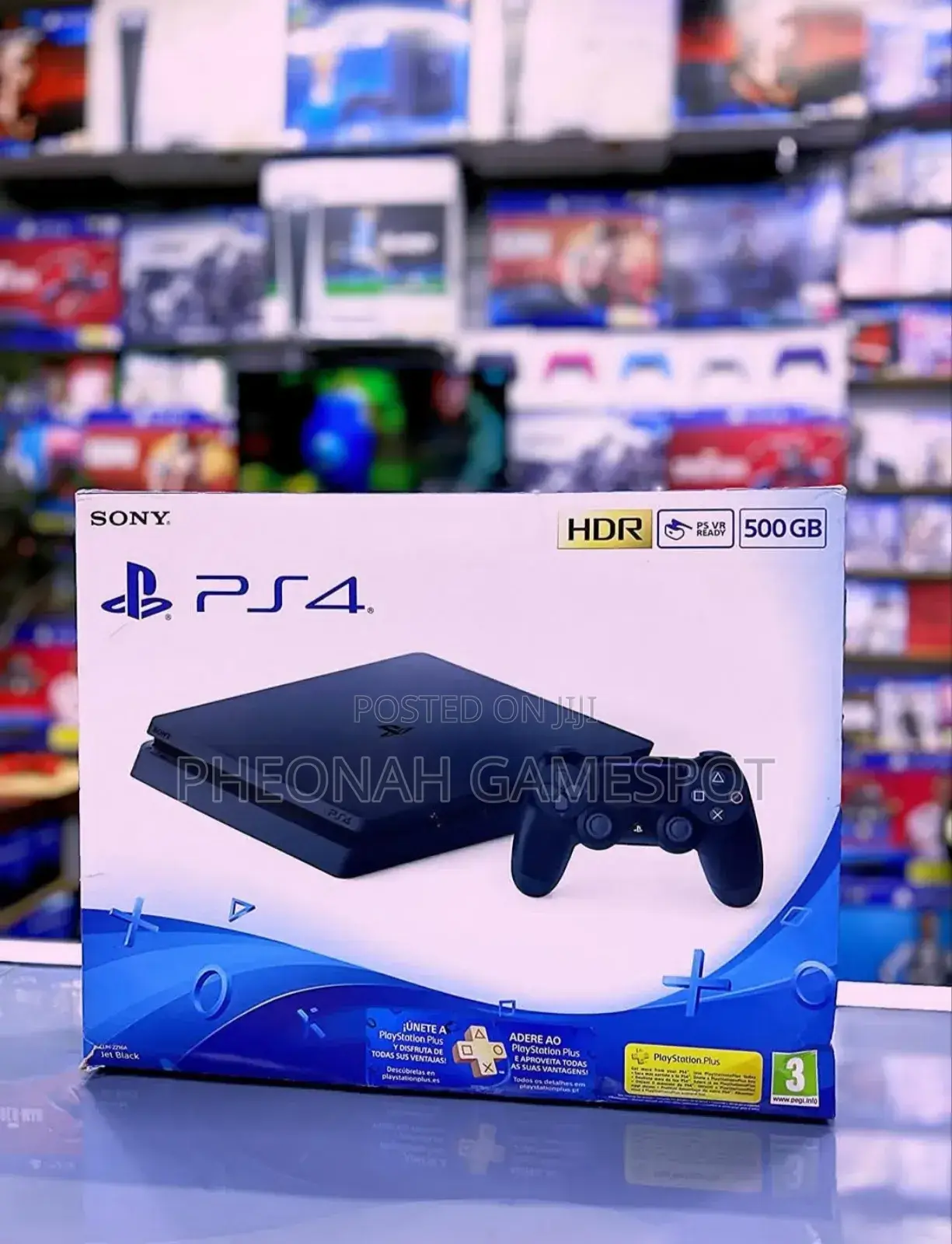 Brand New Ps4 Slim Console, 13 Games, 2 Controllers!